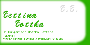 bettina bottka business card